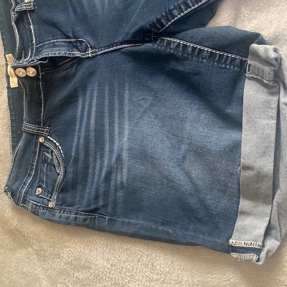 Blue Jean shorts, size 20. Faded glory - Picture 2 of 6